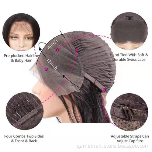 30 inch 1b/blonde 30 inch 1b/blonde short colored straight 20 inch perruque full lace hd wigs human hair